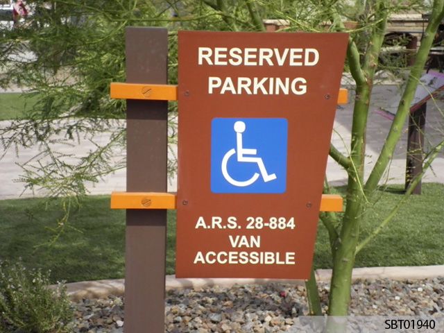 Van Accessible ADA Parking Sign