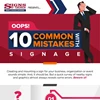 10 Common Mistakes With Signage Infographic