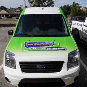 Laser Equipment Ford Transit-Connect GO GREEN Wrap