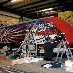 Freedom Cycles 24ft Trailer Wrap - Installer