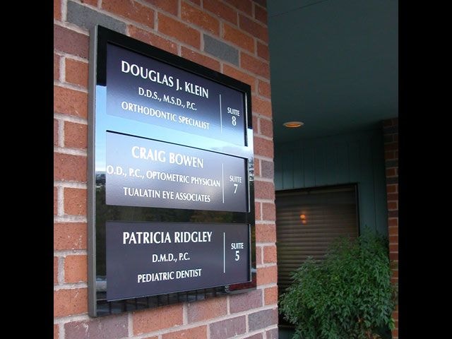 Custom Directory Signs Signs By Tomorrow of Portland