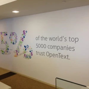 OpenText Informative Wall Graphics