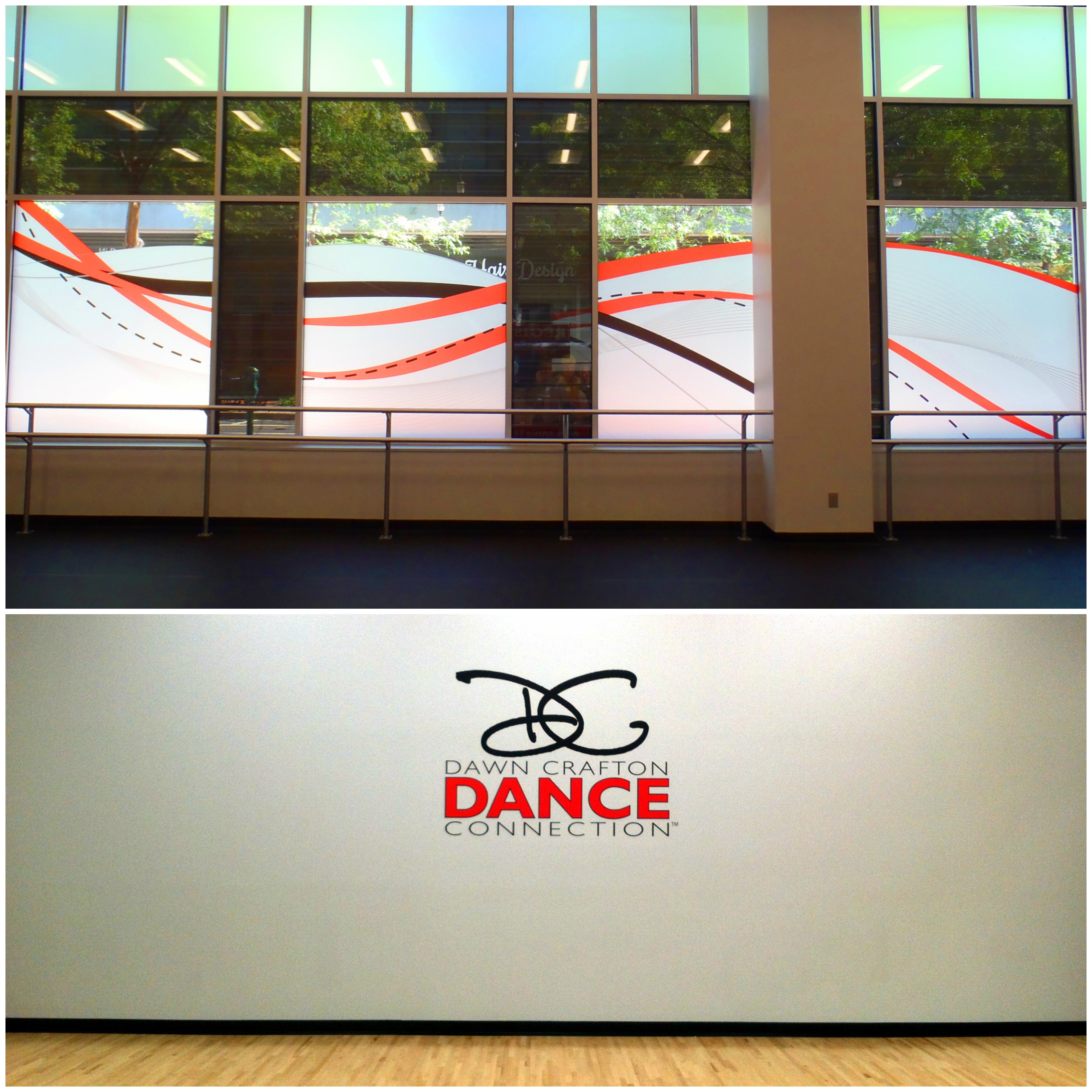 Signs by Tomorrow, Rockville, Dance Studio, Wall Graphic, Window Graphic, Vinyl, DC, Maryland