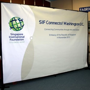 Singapore International Foundation Fabric Backdrop