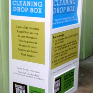 Dry Cleaning Drop Box Graphics