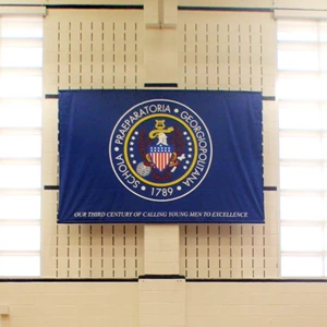 Fabric Banner for School Gymnasium