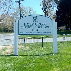Holy Cross Catholic School Post & Panel