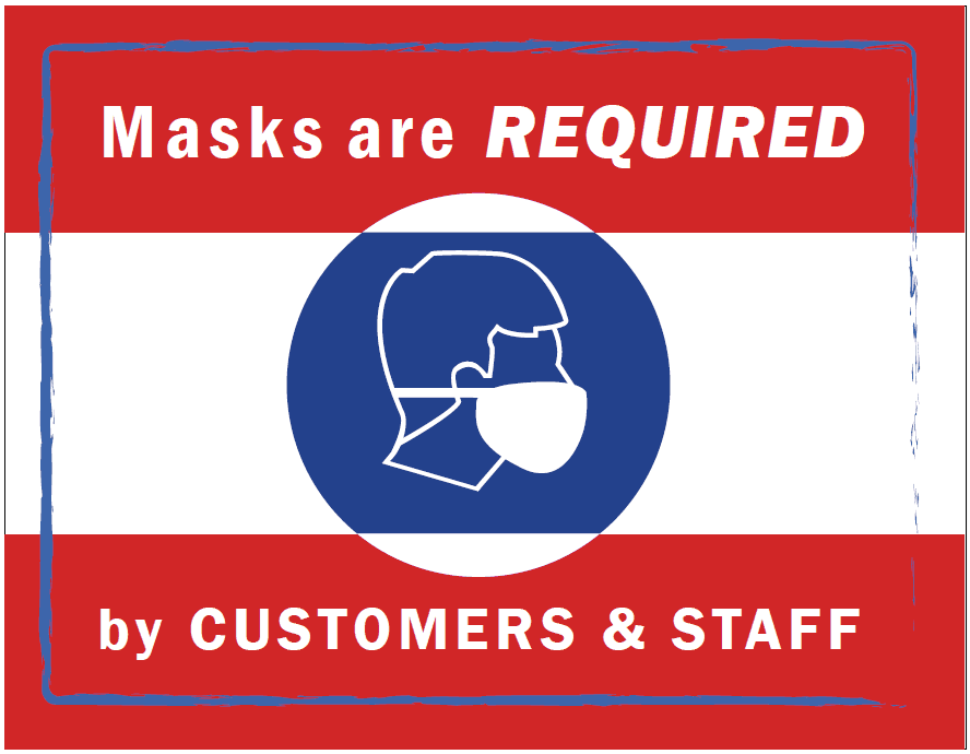 mask required covid19 sign