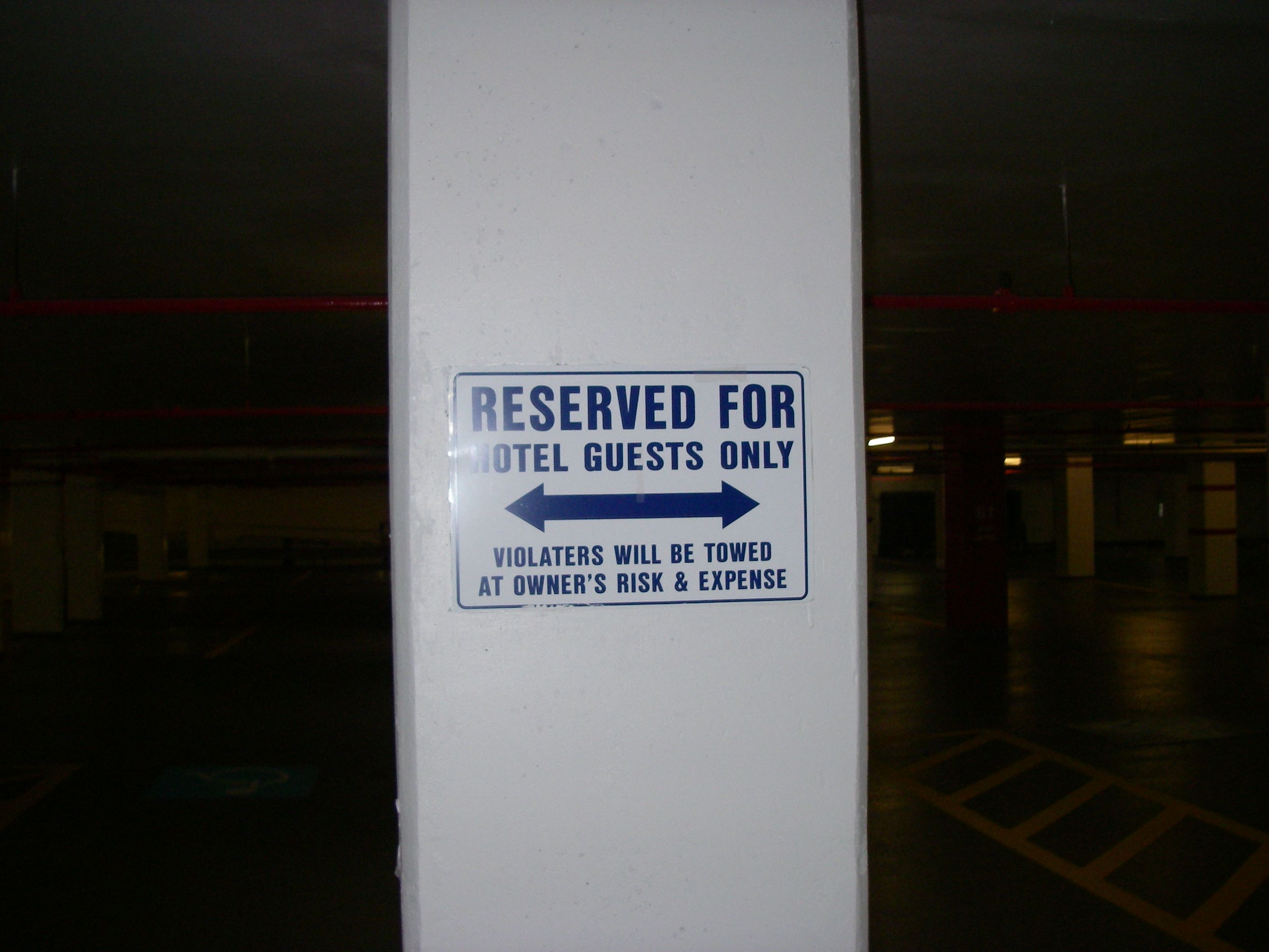 reserved parking sign custom print