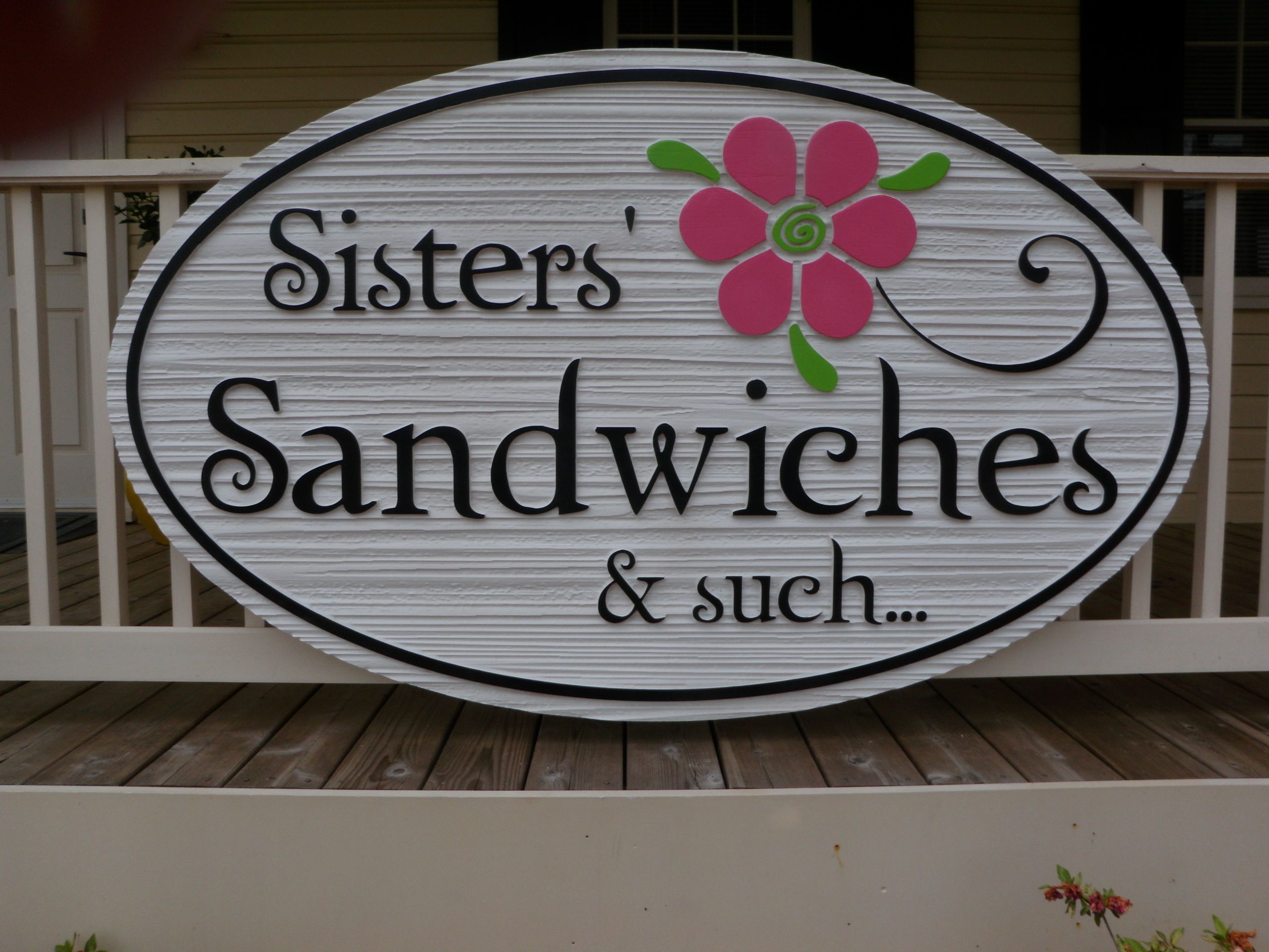custom routed sign business sign