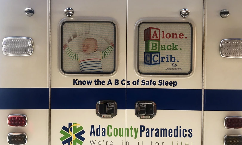 Window Perf on the back of ambulances