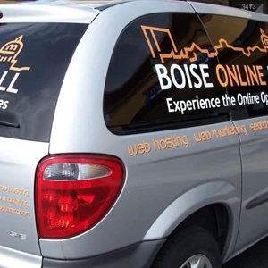 Simple cut vinyl lettering and graphics