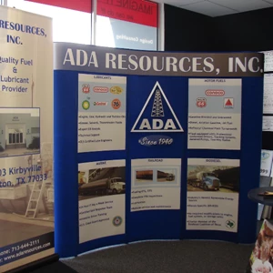 Trade show graphics and banner display