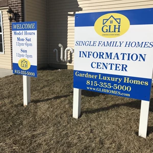 Residential Real Estate Development Informational Signs