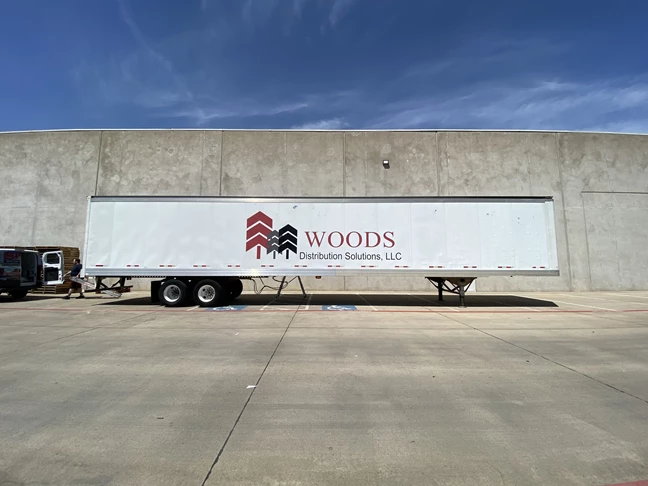Woods Distribution - Custom Vehicle Lettering & Graphics