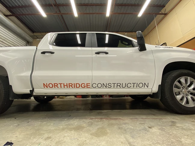 Northridge Construction - Custom Vehicle Lettering & Graphics