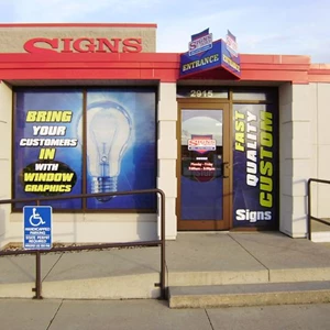 Signs by Tomorrow of Cedar Falls Storefront Window Graphics