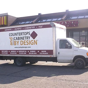 Truck Graphics Countertops and Cabinets by Design