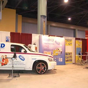 eMed Tradeshow Display w/ Vehicle & Retractable Banners
