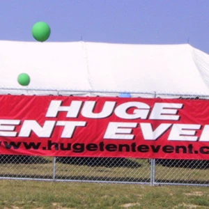 Large Outdoor Vinyl Fence Banner