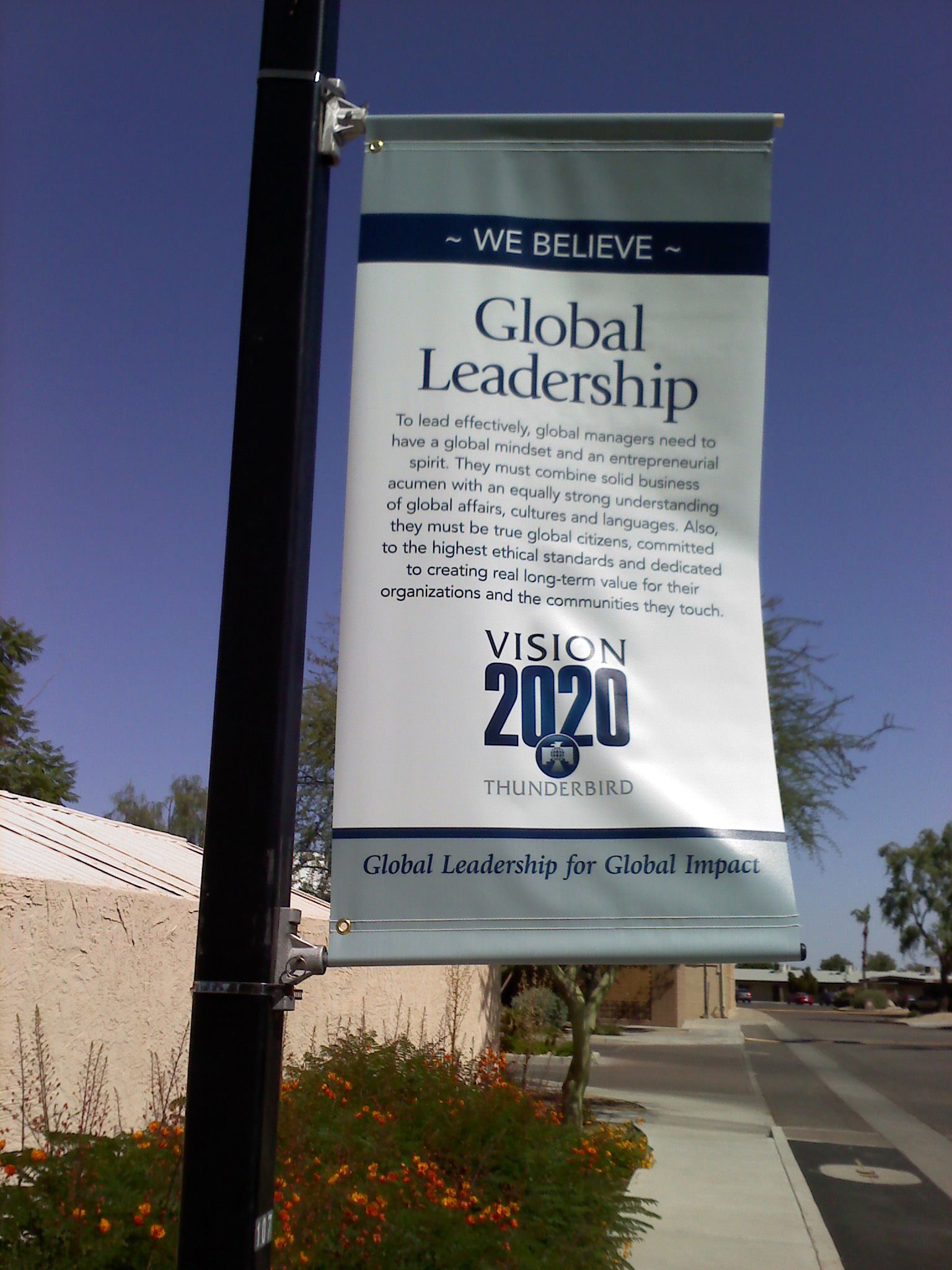 Custom Outdoor Pole Banners Signs By Tomorrow of Glendale Event