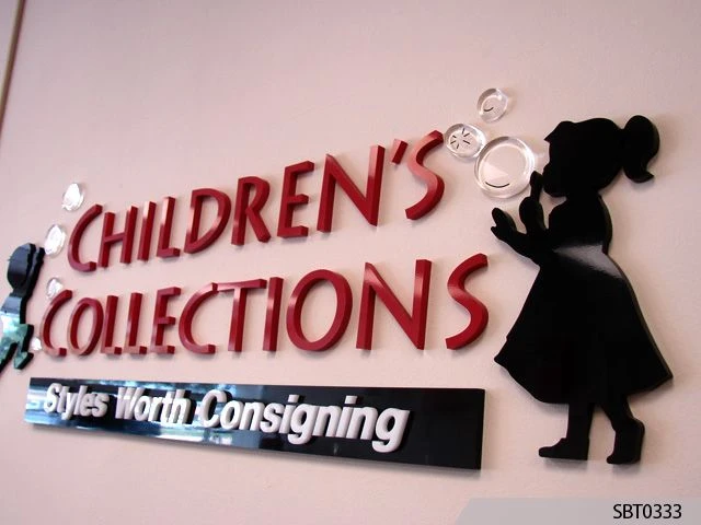 Dimensional letters wall sign
