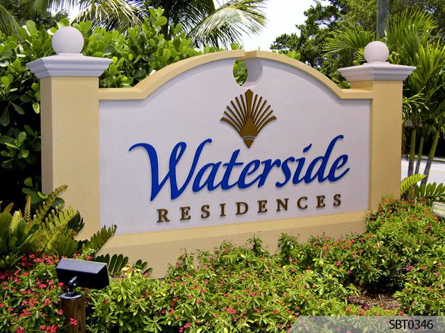 Waterside Monument Sign