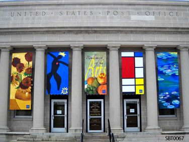 Post Office Outdoor Vinyl Banner