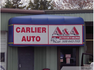 Auto Detailer Custom Awning