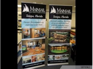 Hotel Banner Stand