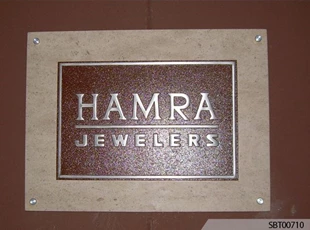 Jeweler Custom Cast Plaque