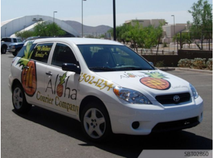 Aloha Courier Custom Vehicle Graphics