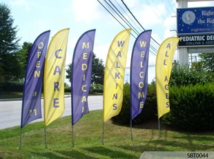 Medical Center Feather Banners
