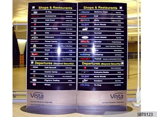 Airport Directory Freestanding Frame
