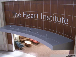 Heart Institute Interior Dimensional Lettering