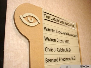 Eye Center Interior Directory Sign