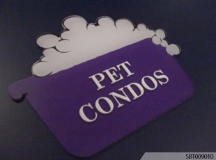 Pet Grooming Custom ADA Suite Sign