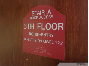 Indoor Custom OSHA Safety Sign