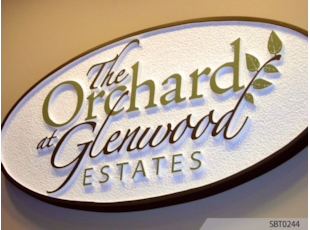 Indoor Routed & Sandblasted Sign