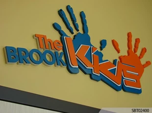 The Brook Custom Routed Sign