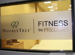 Double Tree Fitness Center Window Graphics