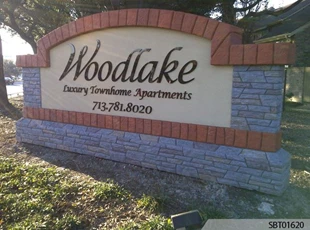 Woodlake Apartments Custom Monument Sign