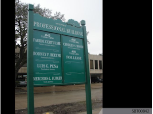 Dentist Custom Directory Sign