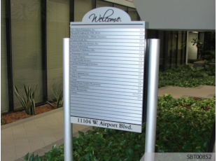 Professional Building Custom Directory Sign