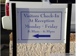 Custom Exterior Directory Sign