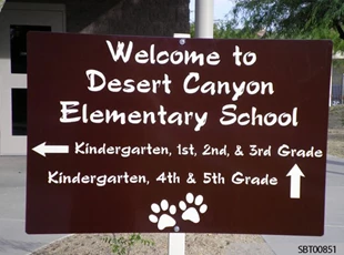 Elementary School Custom Directory Sign