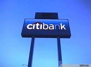 Citibank Pylon Lightbox