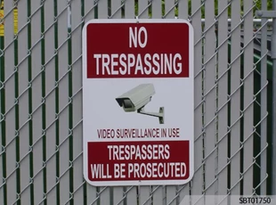 No Trespassing Custom OSHA Sign