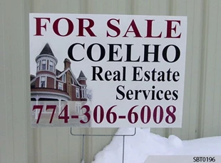 Real Estate Plastic Stake Sign