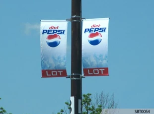 Pepsi Parking Lot Pole Banners